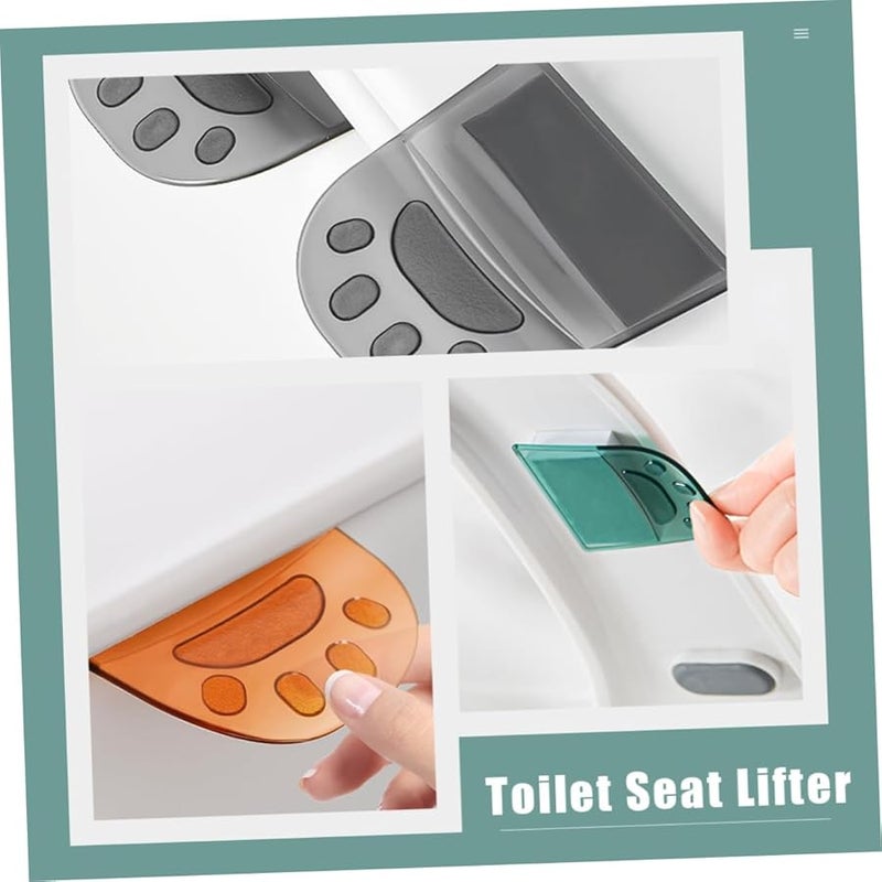 Veemoon 6 Pack Toilet Seat Lift Handles Ergonomic Design for Seniors Durable Bathroom Accessory - Image 4